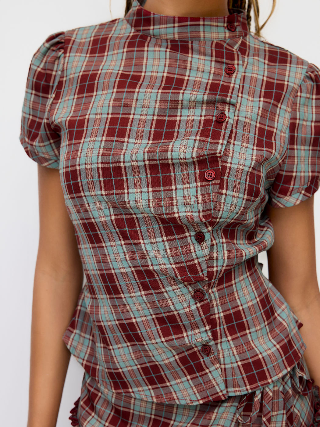 Jessie Plaid Blouse