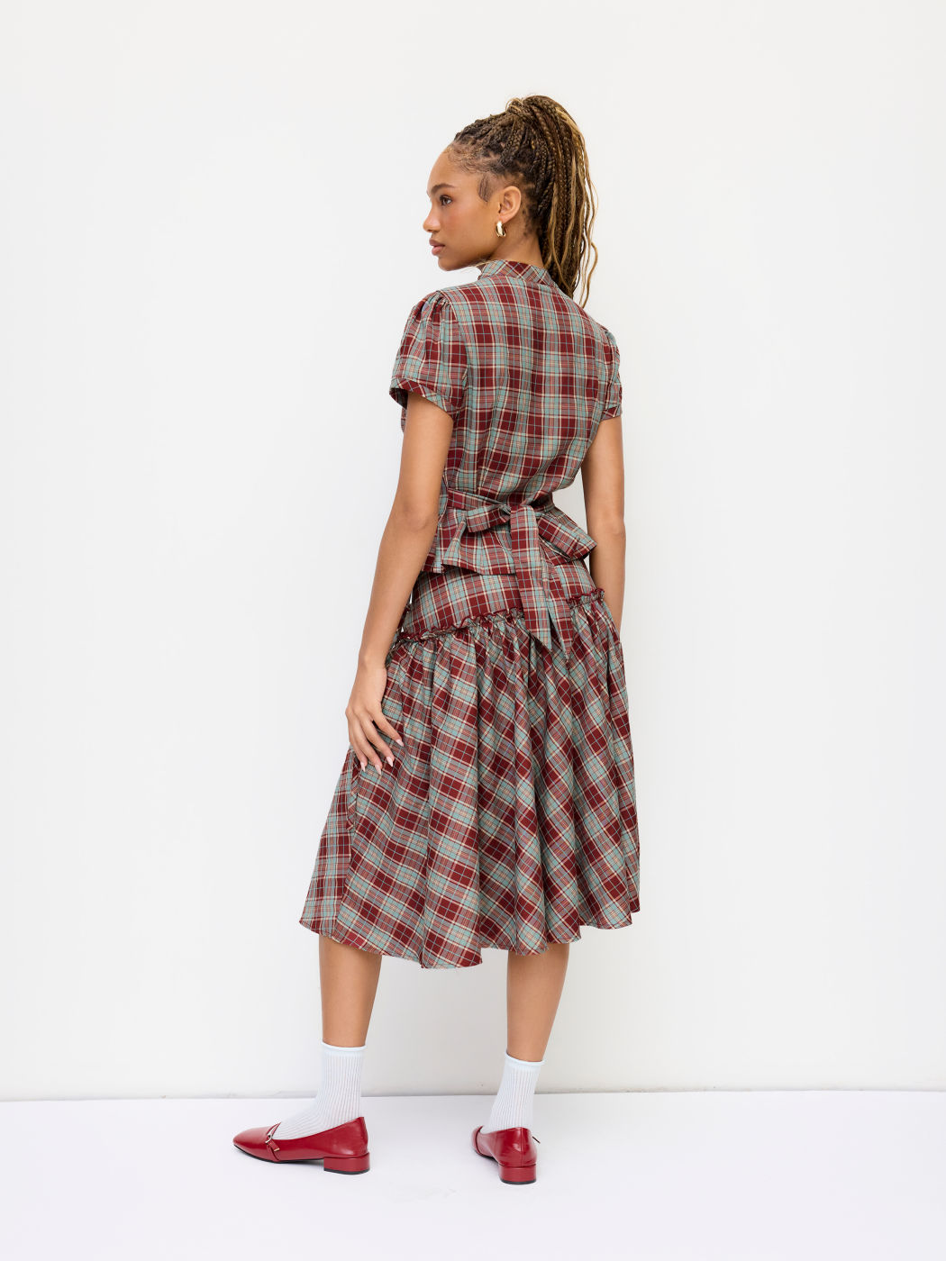 Jessie Plaid Blouse