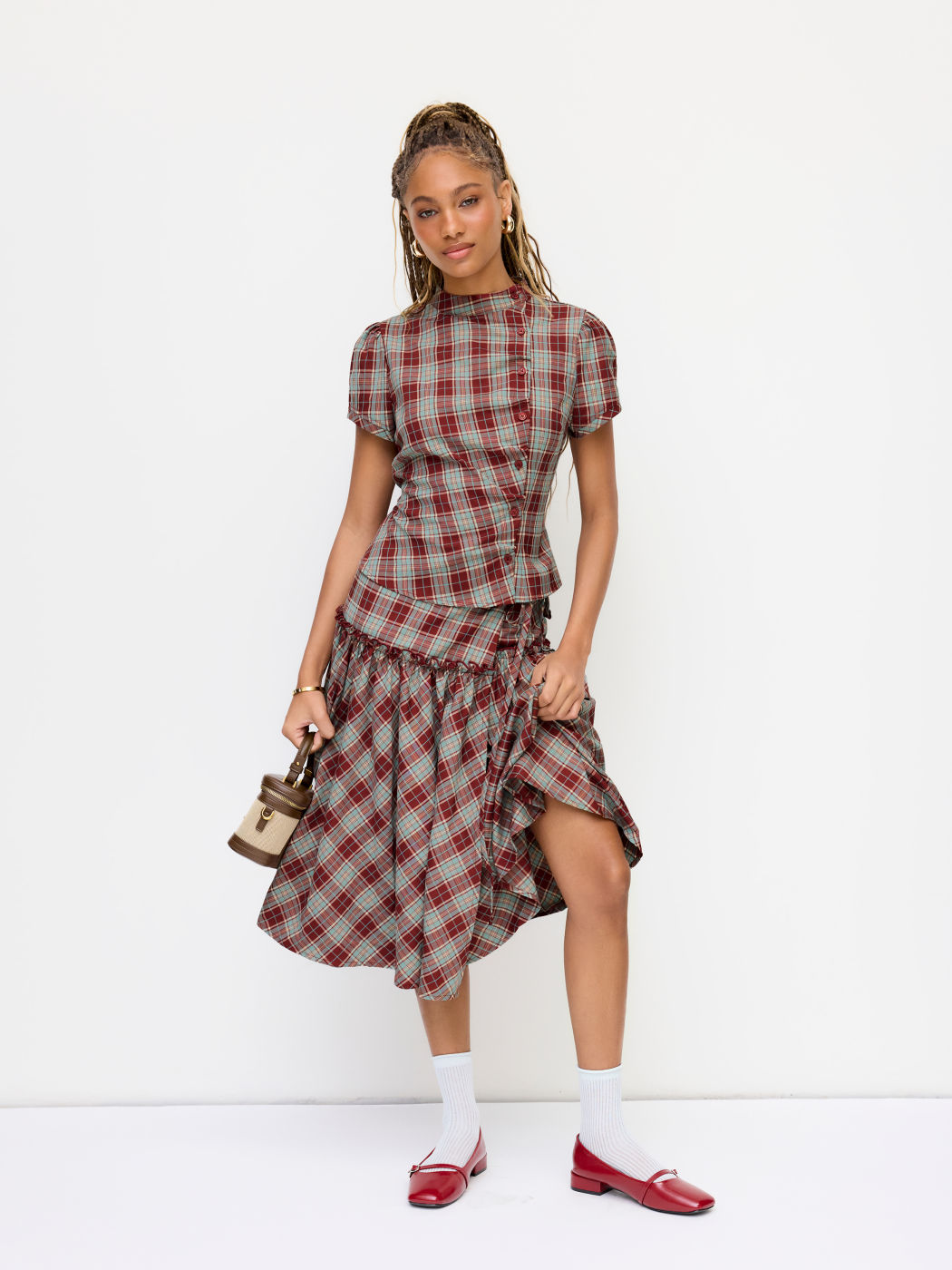 Jessie Plaid Blouse