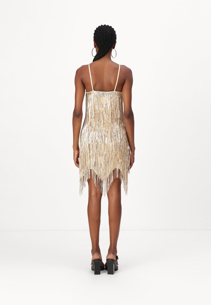 Twinset Dress - Matte Gold