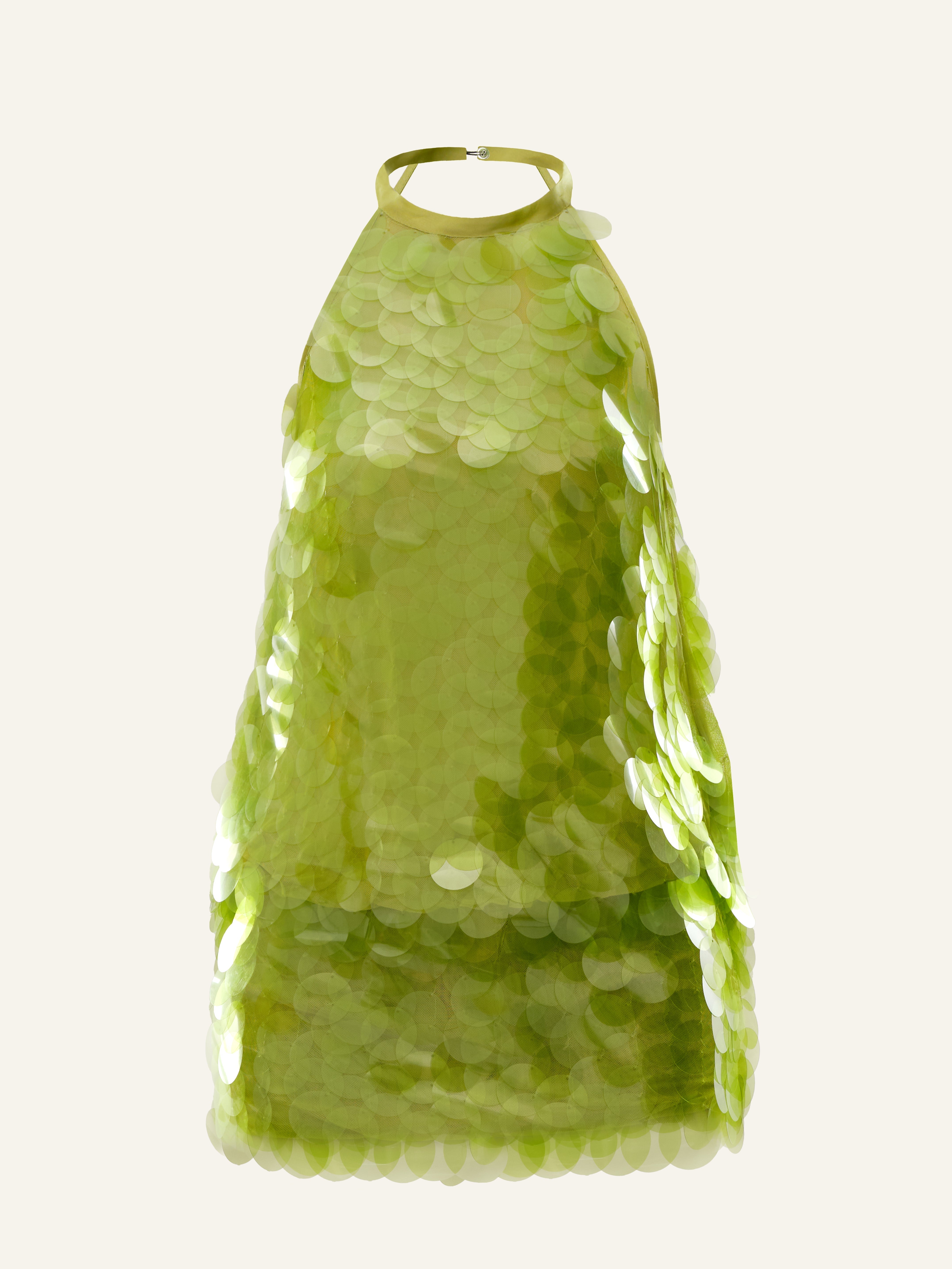 Museum Jumpsuit - Matcha (sequins)