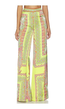 Triest Pants - Yellow Paisley