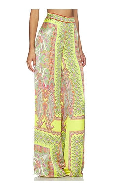 Triest Pants - Yellow Paisley