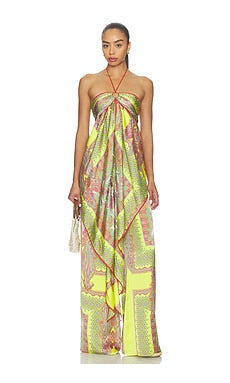 Vulcano Top - Yellow Paisley