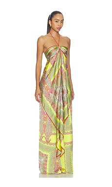 Vulcano Top - Yellow Paisley