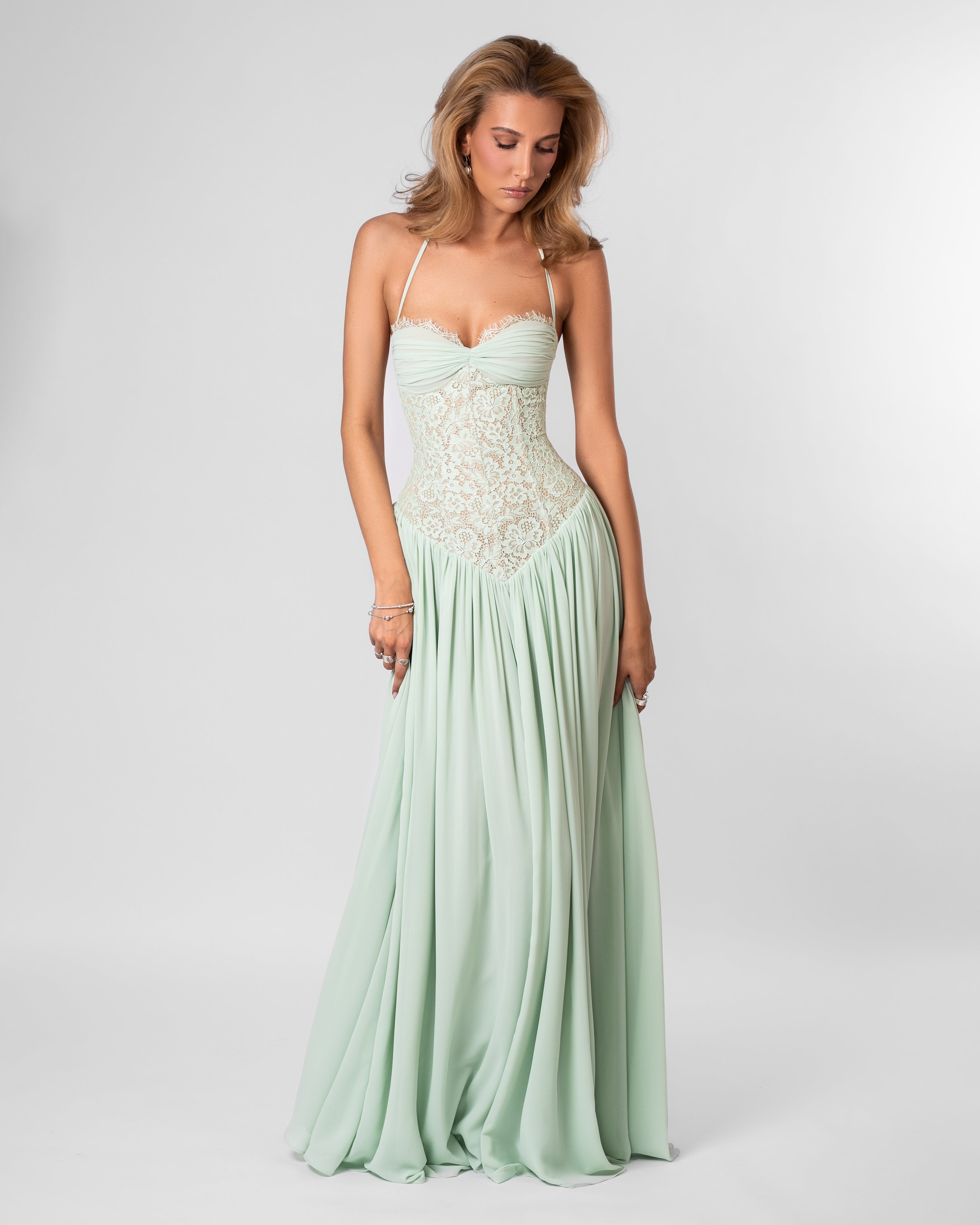 Faye Dress - Mint
