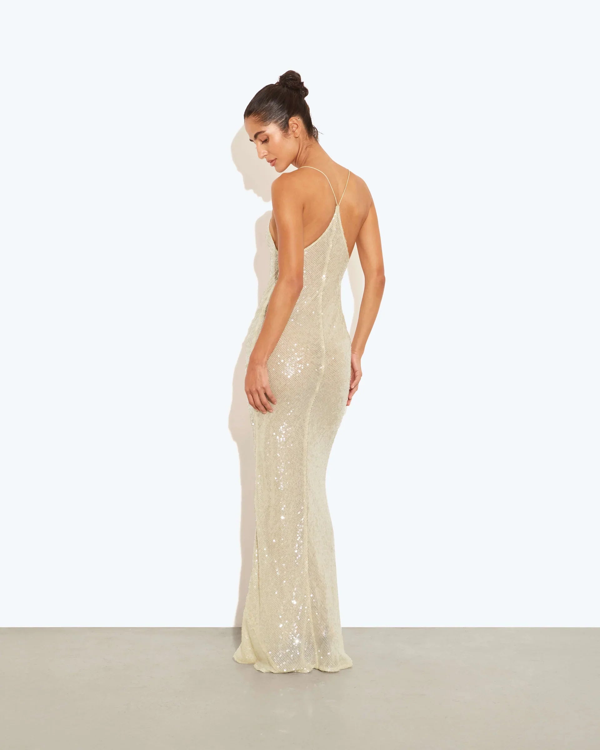 Olivia Sequin Maxi Dress