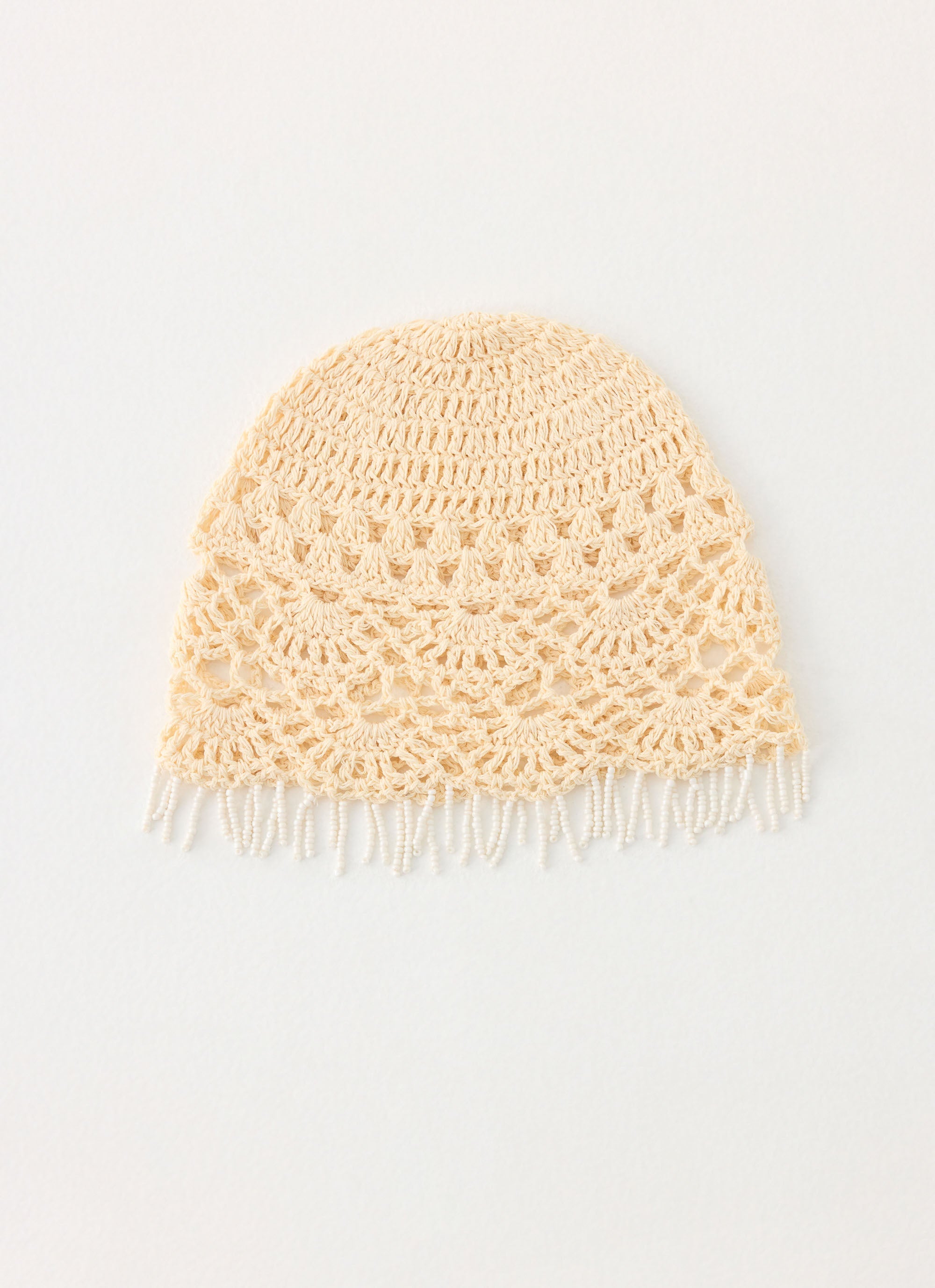 Crochet Hat - Cream