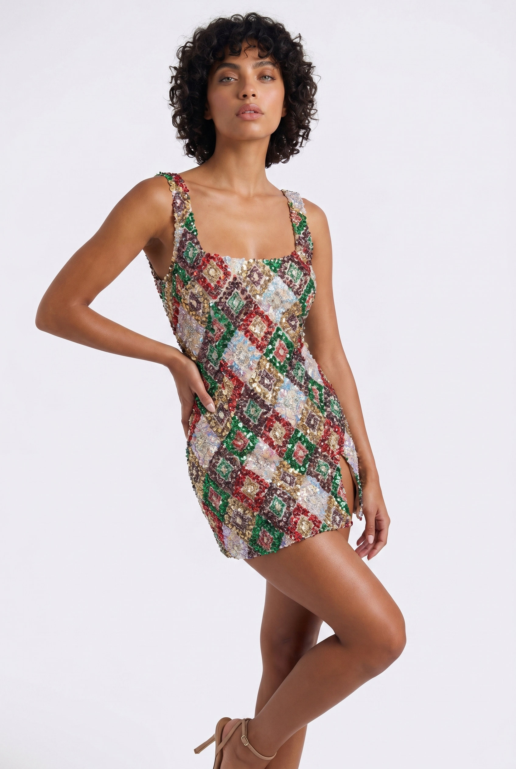 Ecurina Mini Dress - Gold