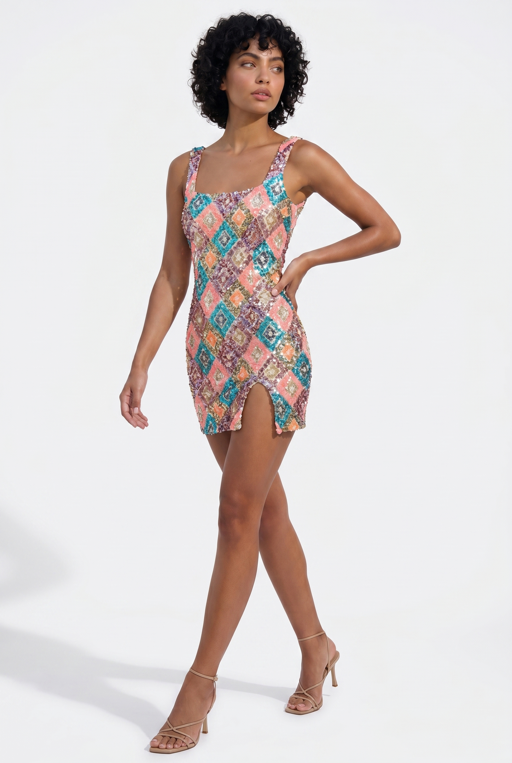 Ecurina Mini Dress - Pink