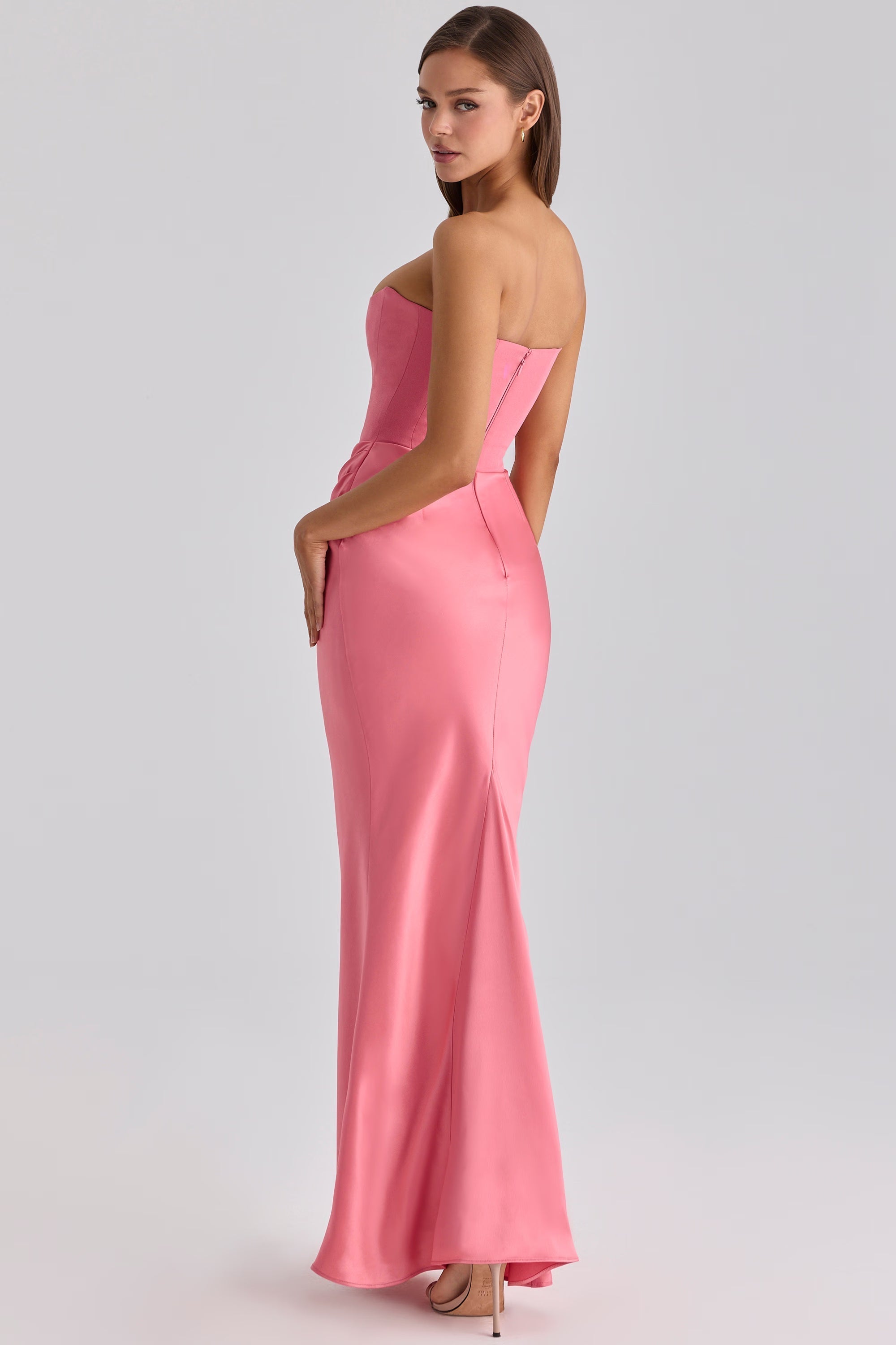 Strapless Corset Maxi Dress