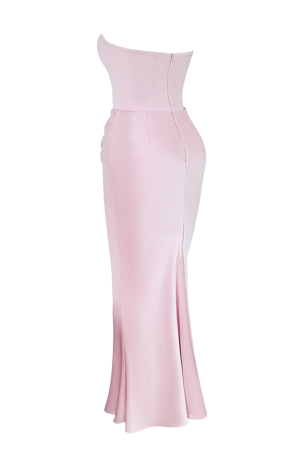 Strapless Corset Maxi Dress