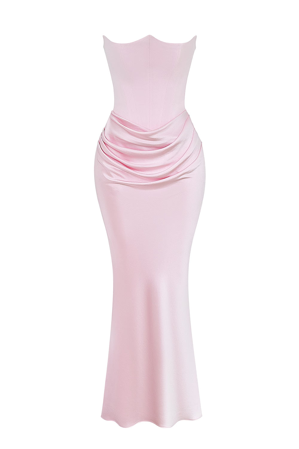 Strapless Corset Maxi Dress