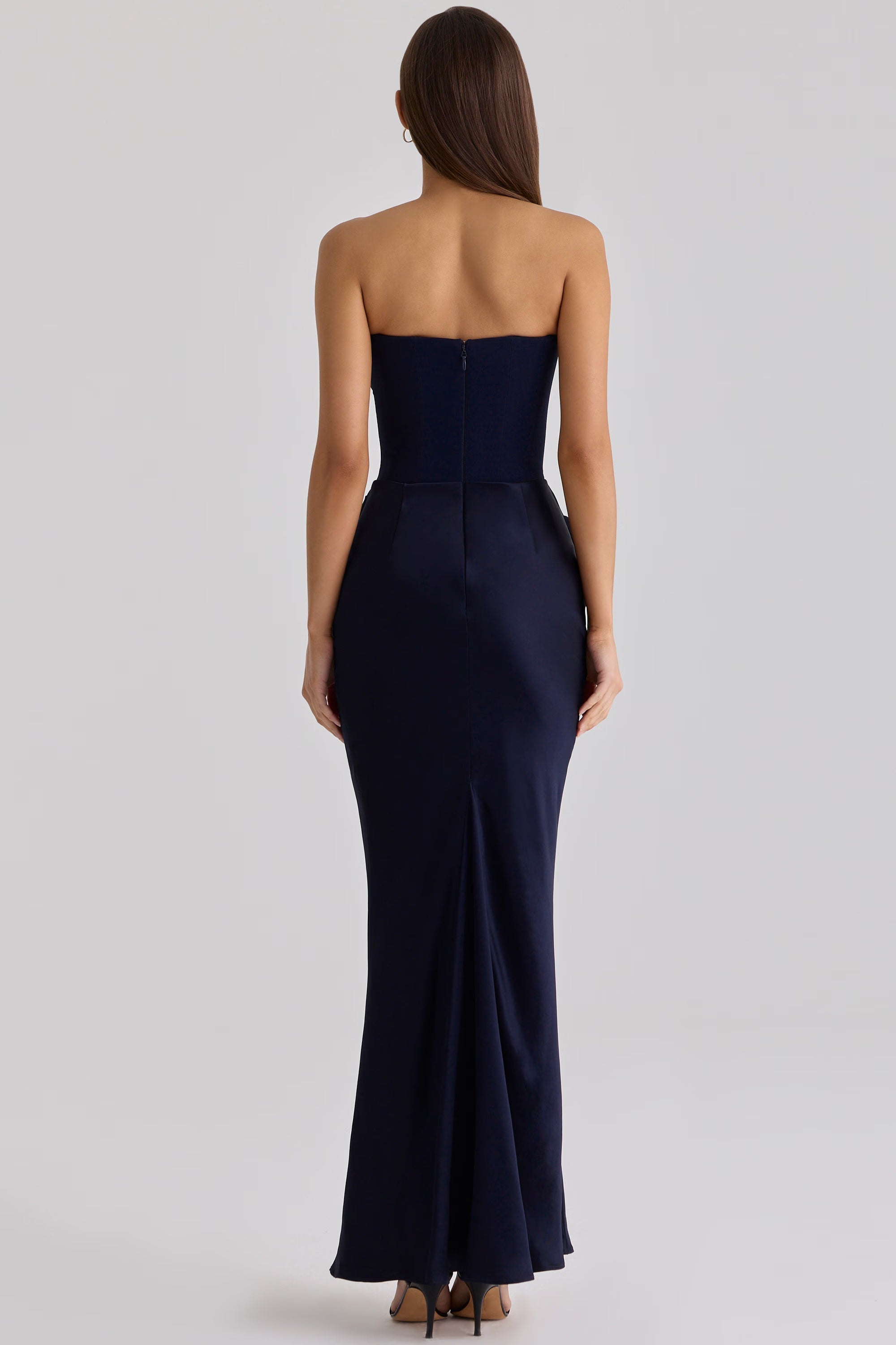 Strapless Corset Maxi Dress