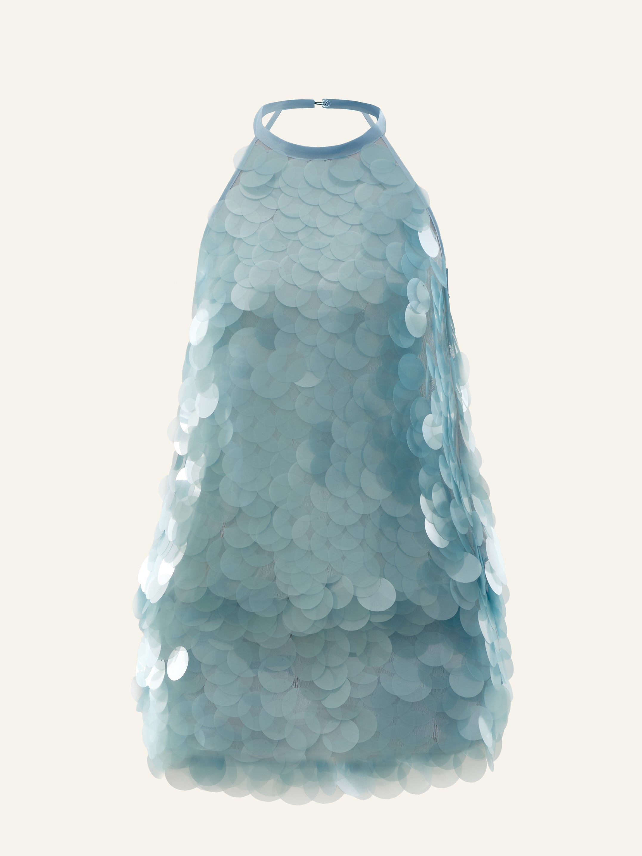 Museum Jumpsuit - Aqua Blue (sequins)