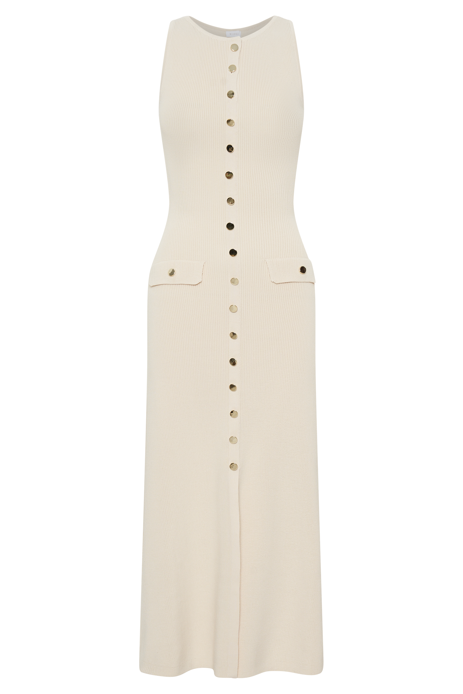Sawyer Sleeveless Buttoned Maxi Dress
