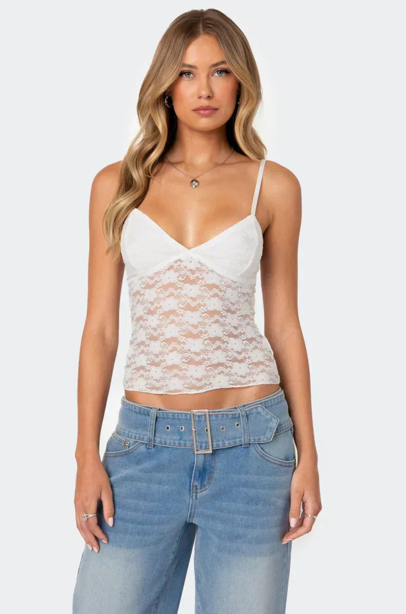 Azalea Lace Top