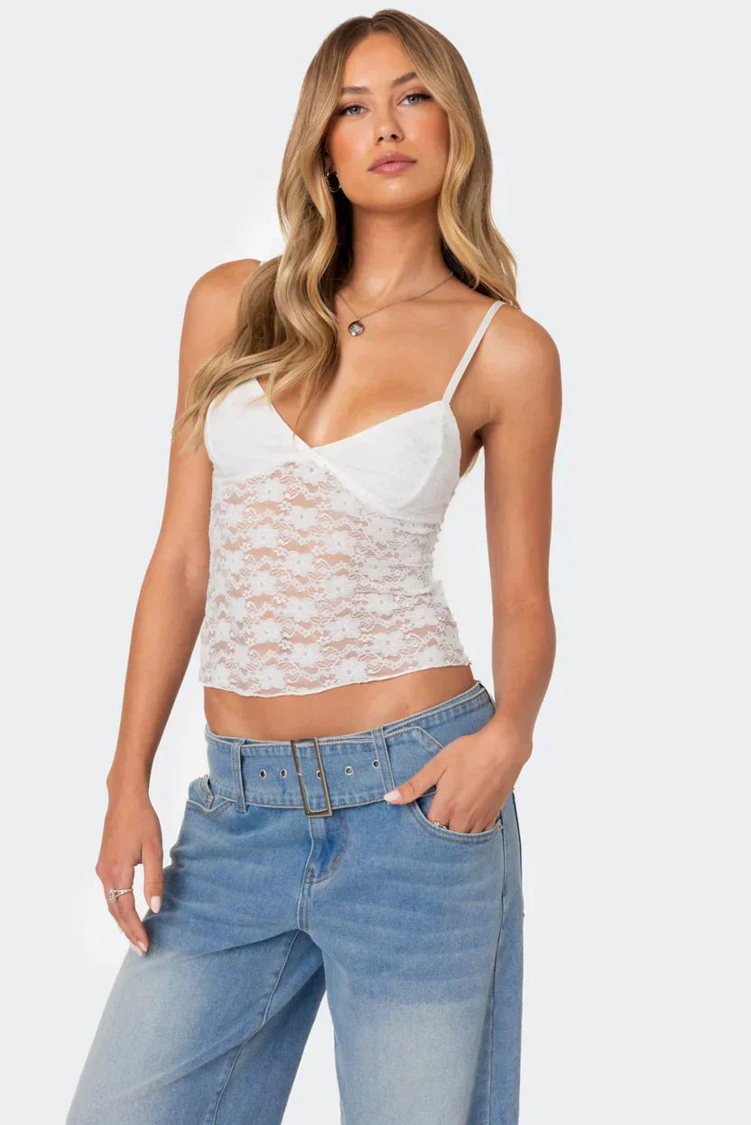 Azalea Lace Top