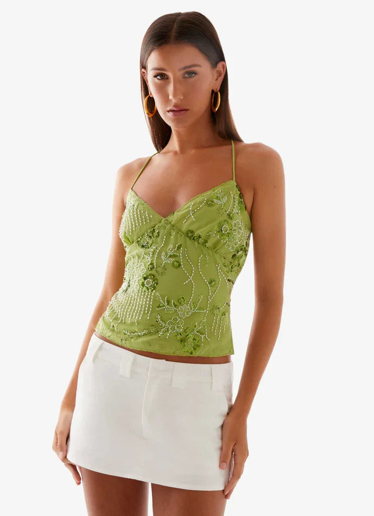 Kamilla Sequin Cami Top