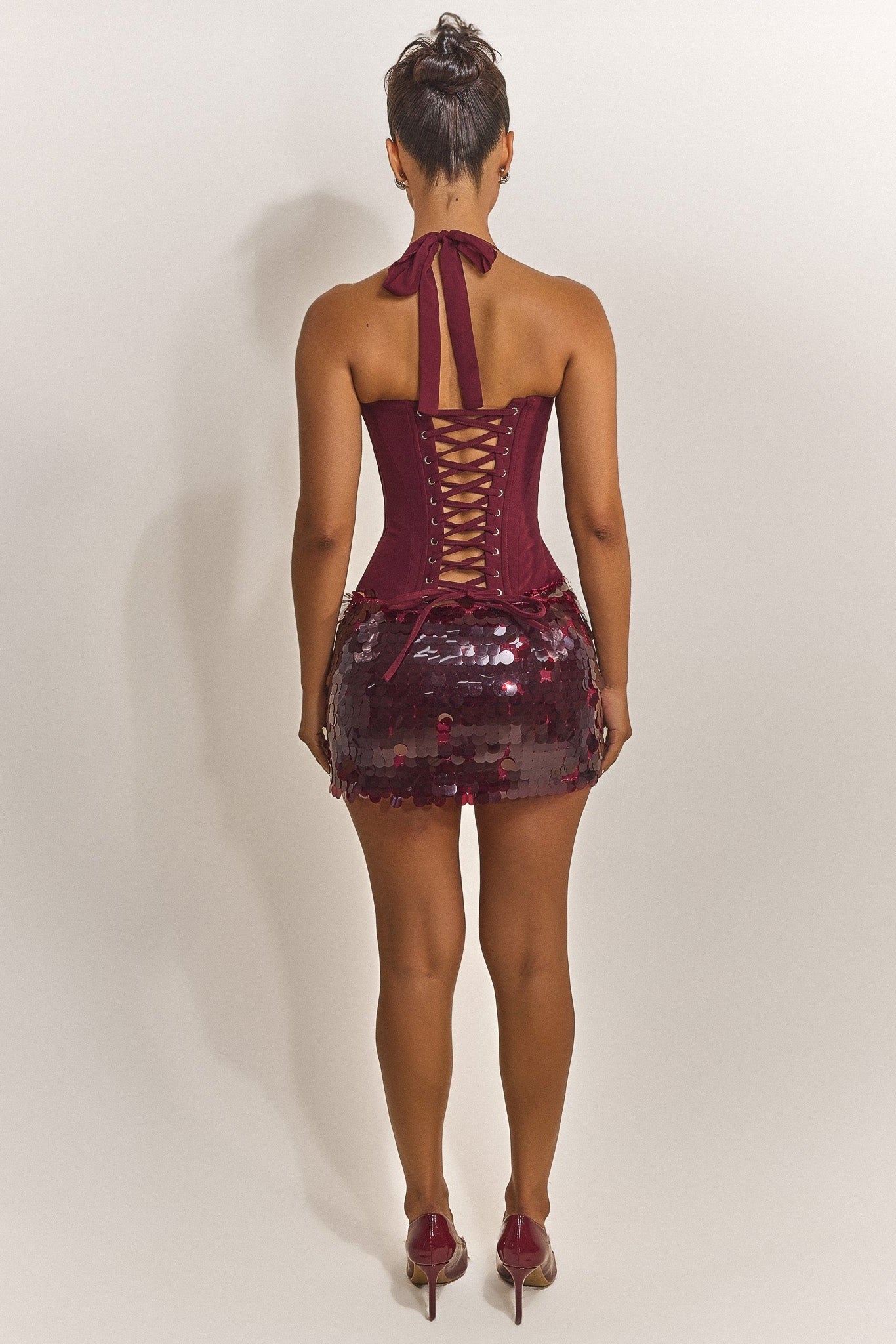 Shimmi Skirt - Red