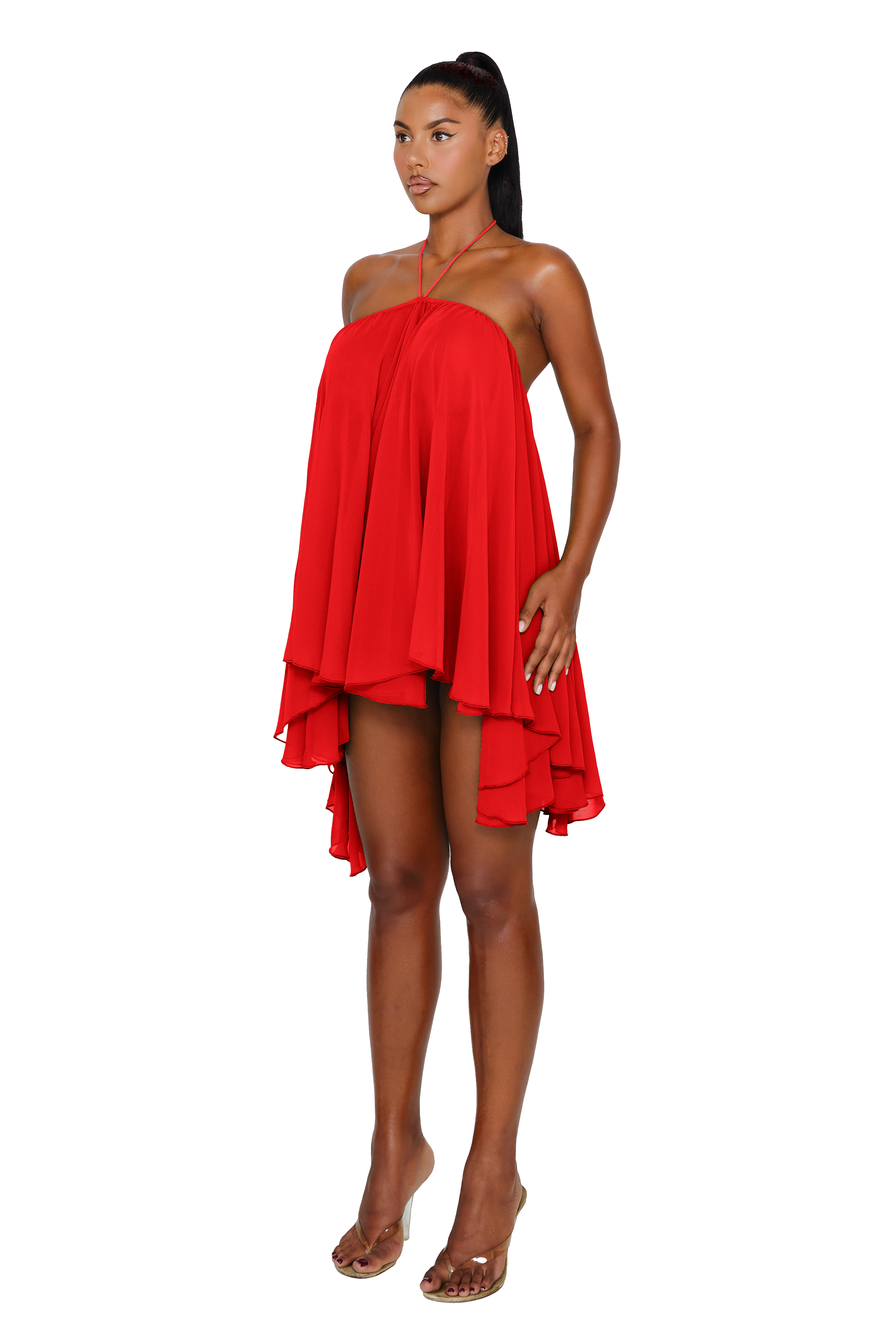 Thar Dress - Flame Red