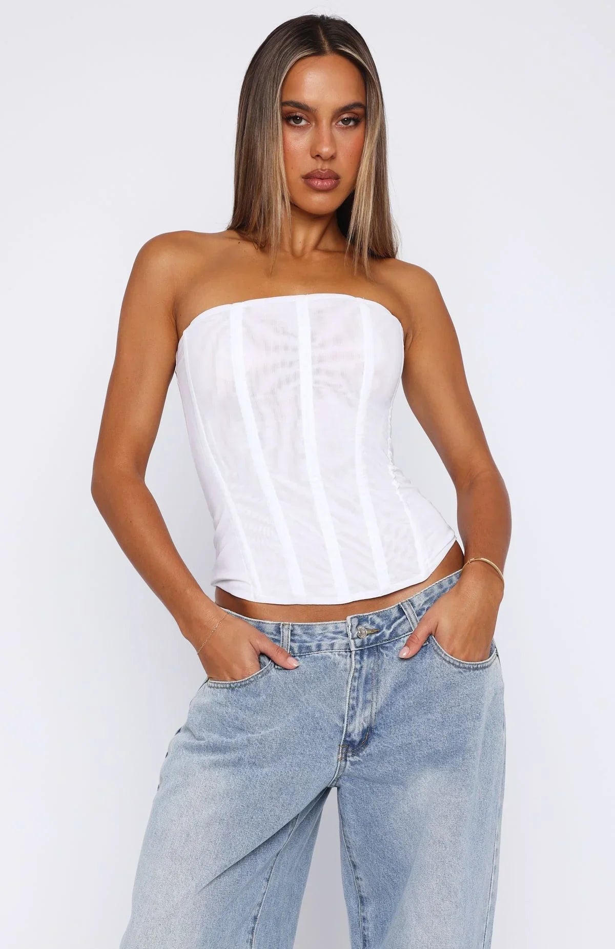 Tell Me A Secret Strapless Bustier