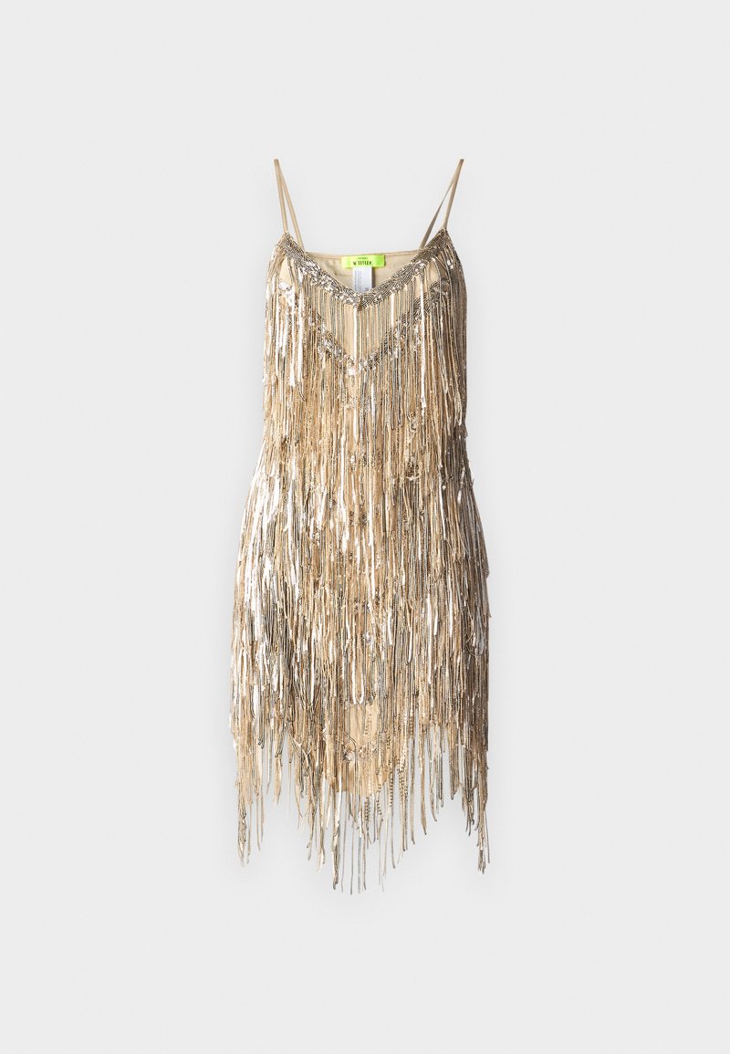 Twinset Dress - Matte Gold
