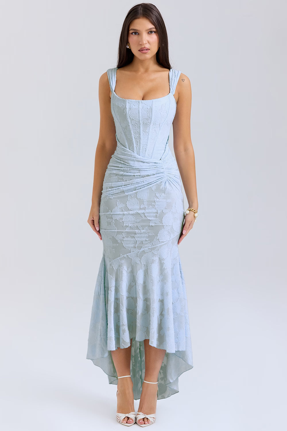 Bell floral maxi dress