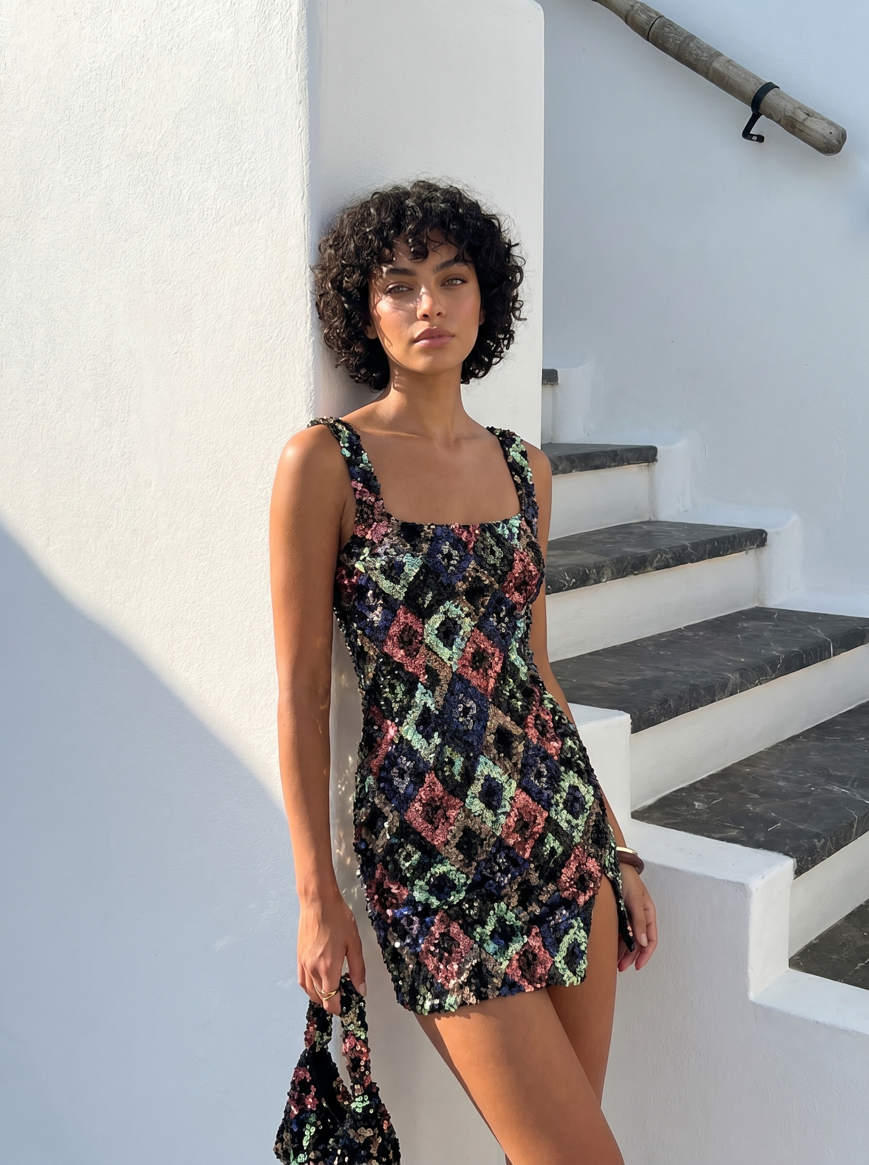Ecurina Mini Dress - Black