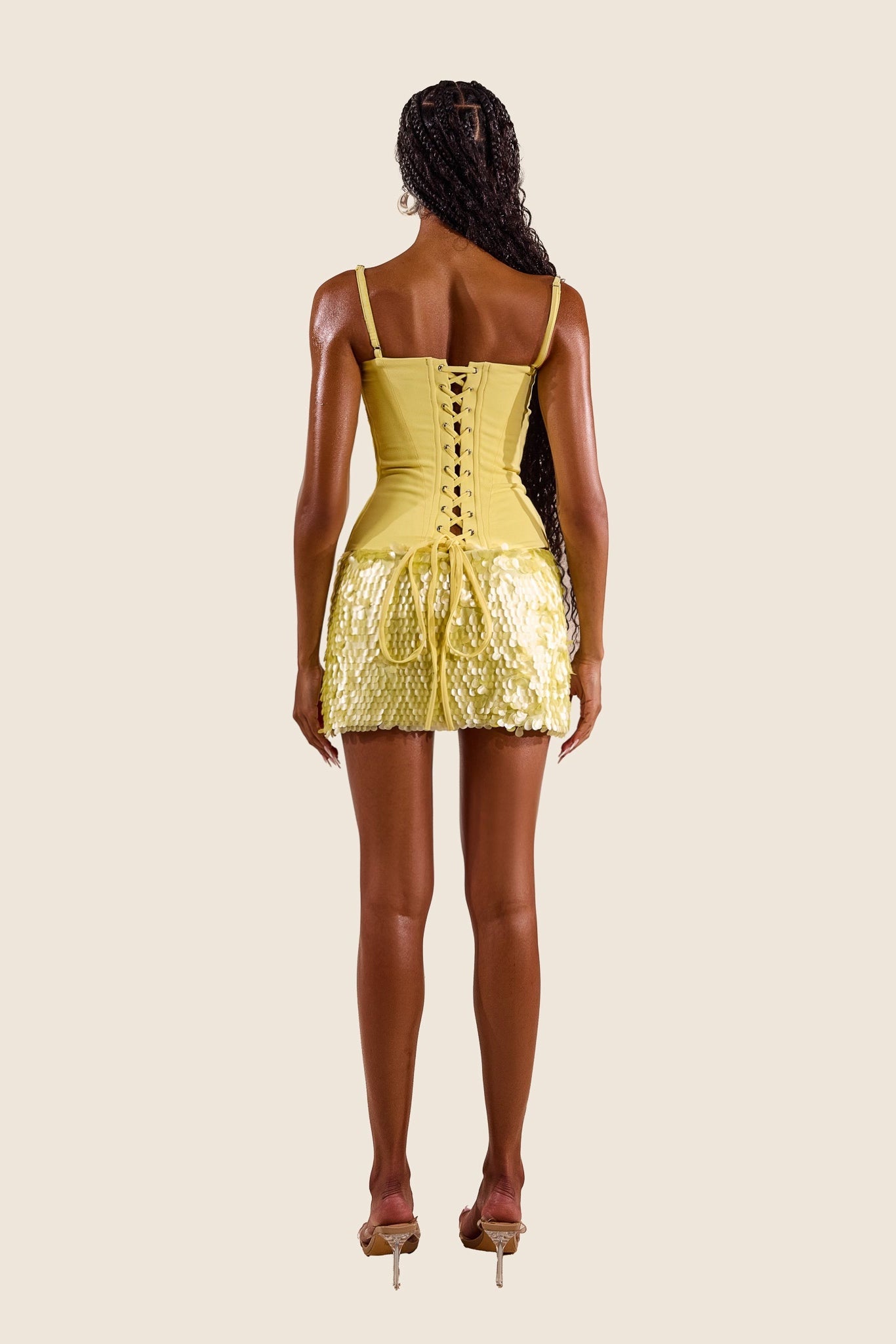 Shimmi Skirt - Lemon