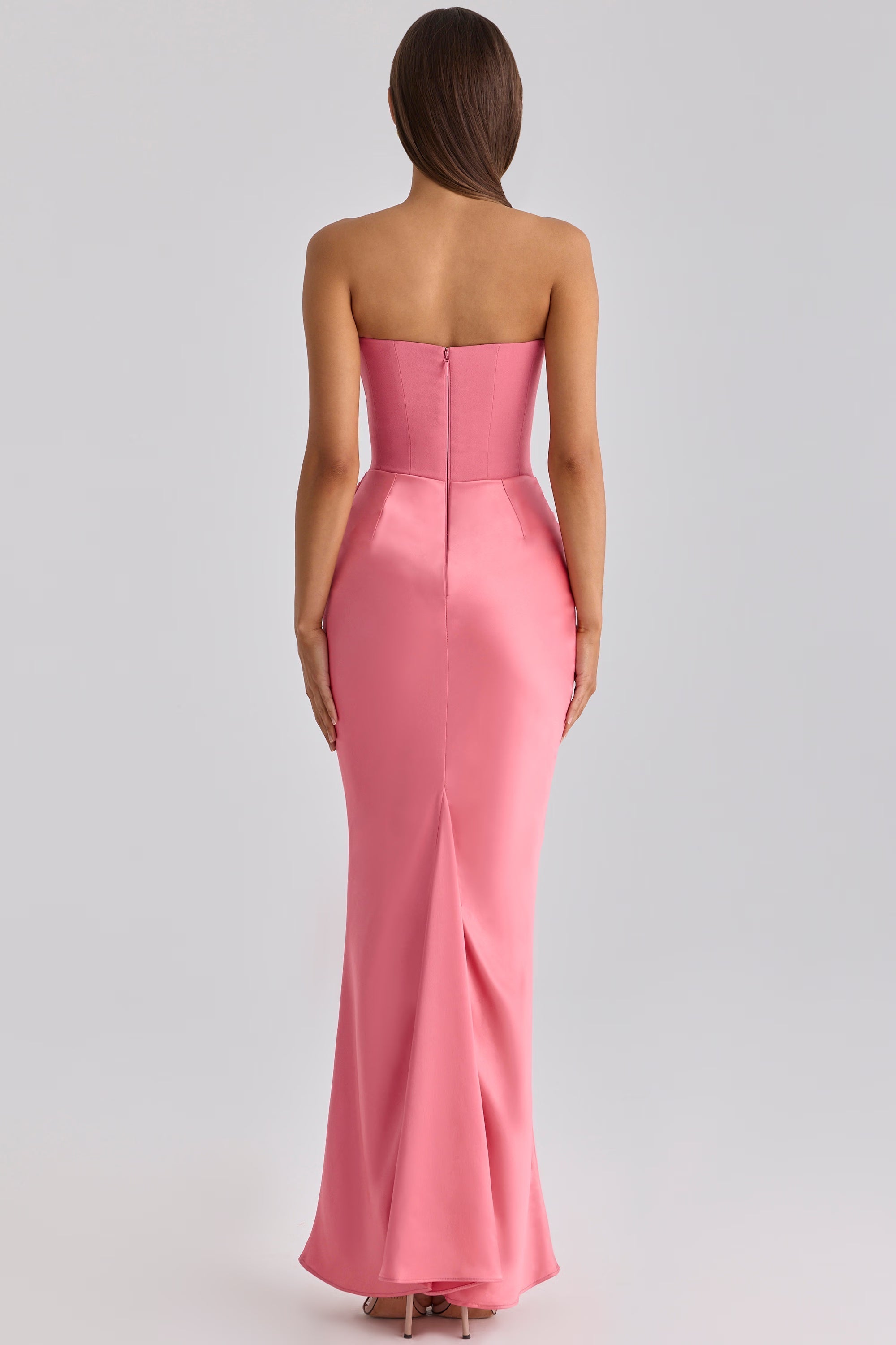 Strapless Corset Maxi Dress