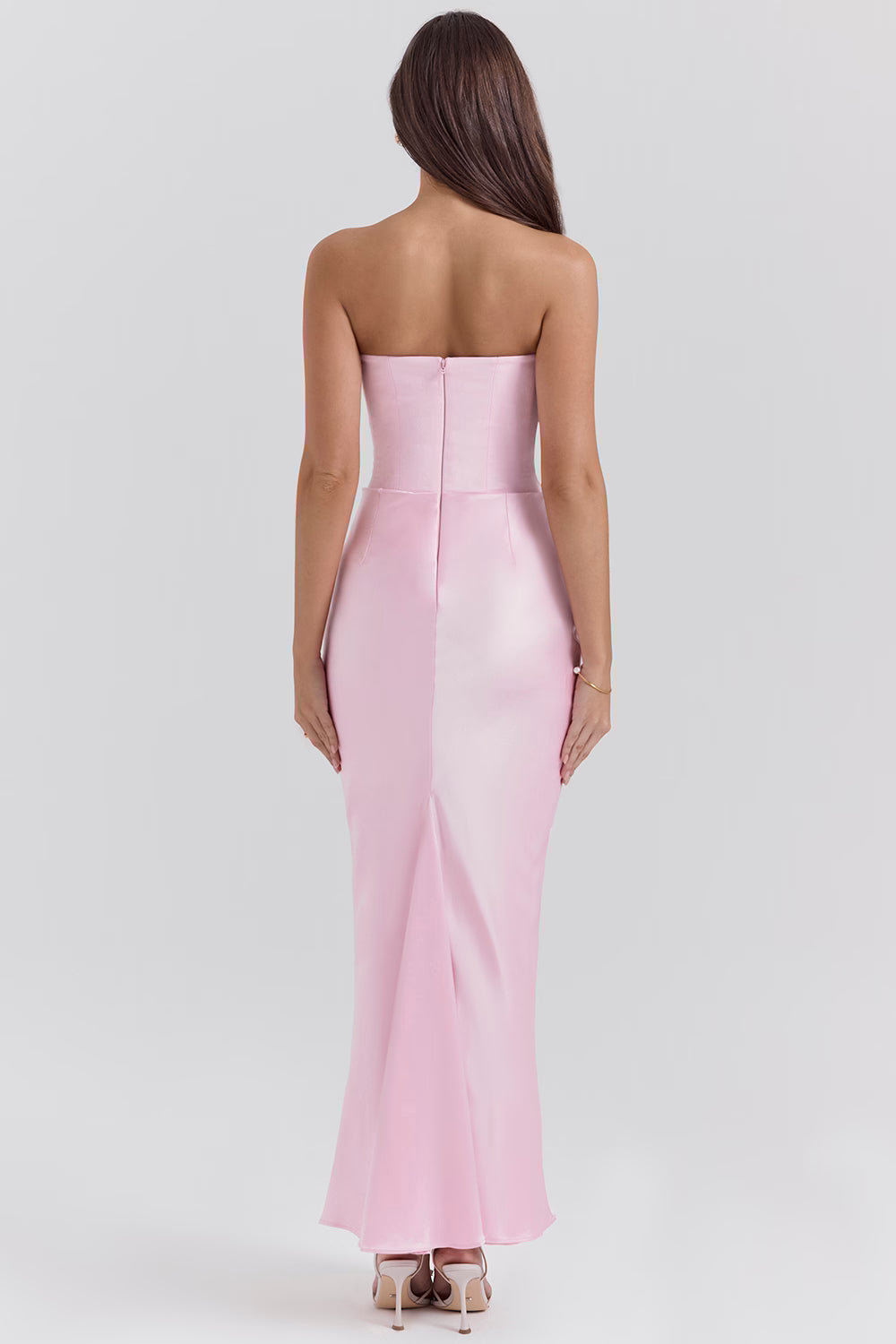 Strapless Corset Maxi Dress