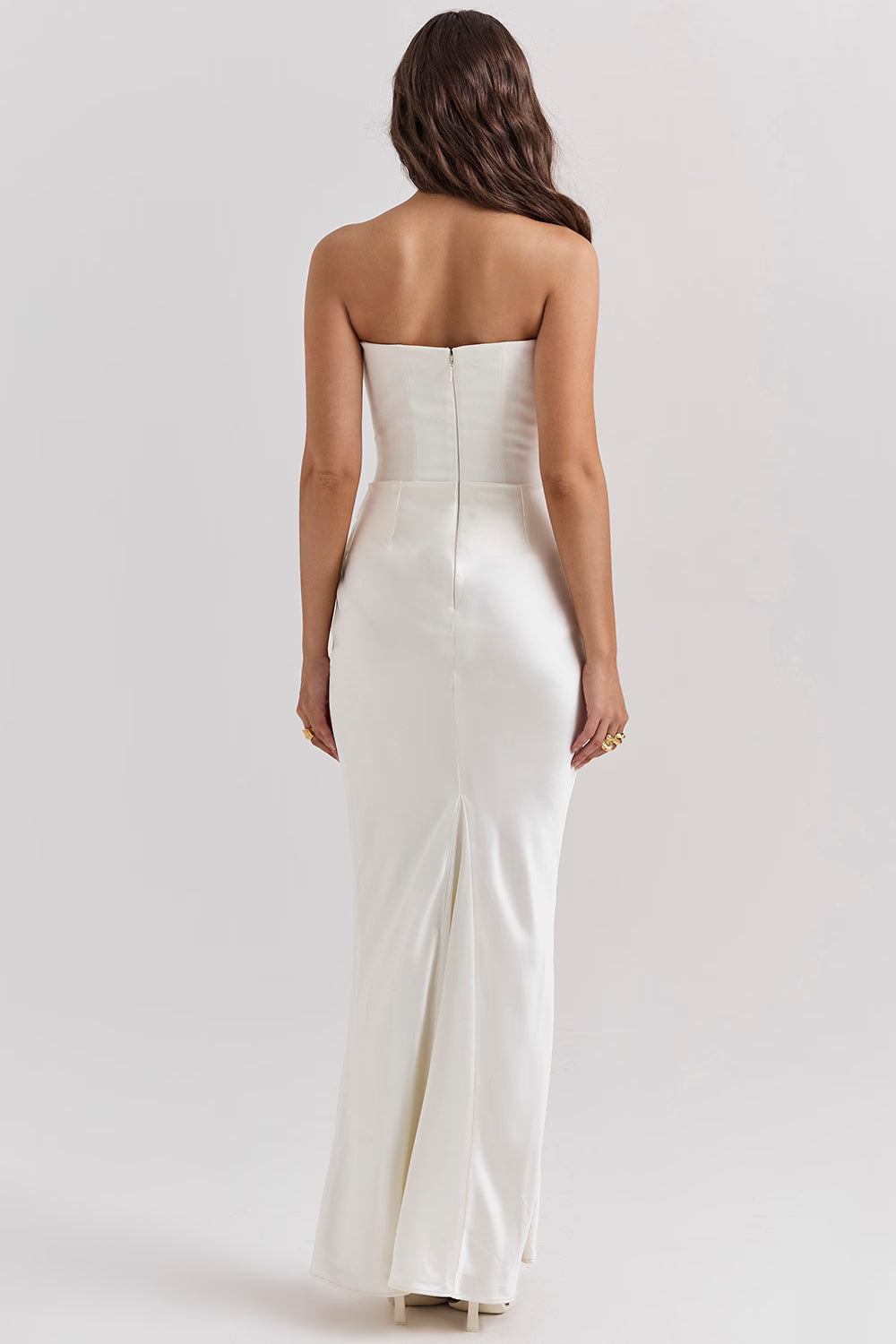 Strapless Corset Maxi Dress